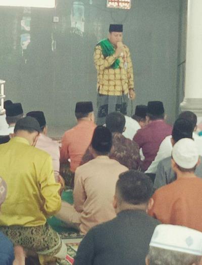PLT Bupati Kuansing Suhardiman Amby Safari Jumat Momen Siraturahmi Bersama Jamaah